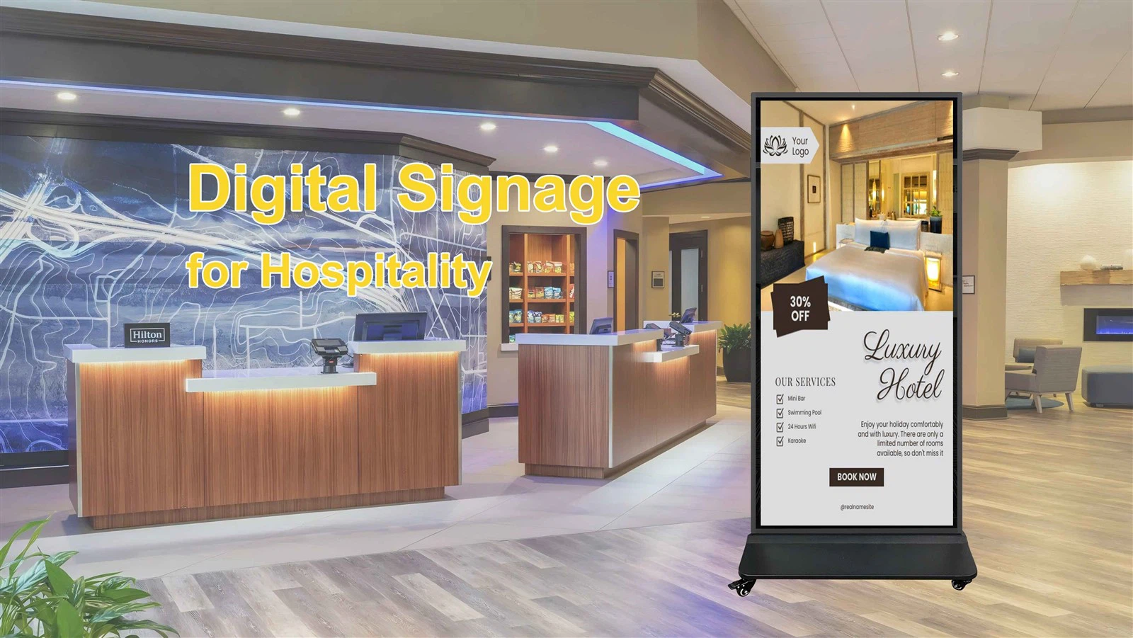 Key Benefits Of Digital Signage In The Hospitality Industry Key Benefits Of Digital Signage In The Hospitality Industry